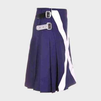 Blue Scottish Flag Utility Kilt