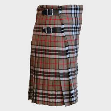 Camel Thompson Scottish Tartan Kilt