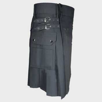 Deluxe Dark Gray Utility Kilt
