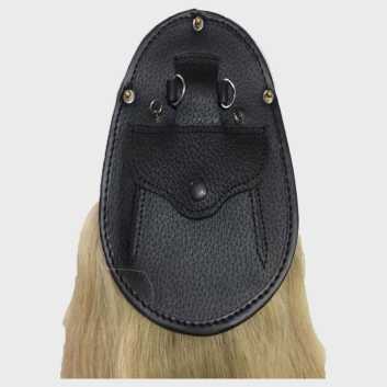 Horse Hair Sporran with Thistle Badge Sporran