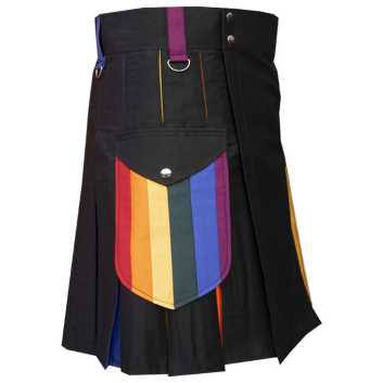 Modern Box Pleated Hybrid Kilt
