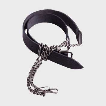 Purple Sporran With Free Chain Belt
