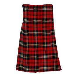 MacPherson Red Cluny Tartan Polo Shirt - Royal Coat Of Arms Style main image 1