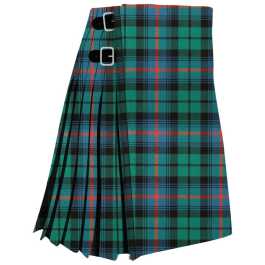 Urquhart Broad Red Ancient Tartan Gold Courage Symbol Blanket