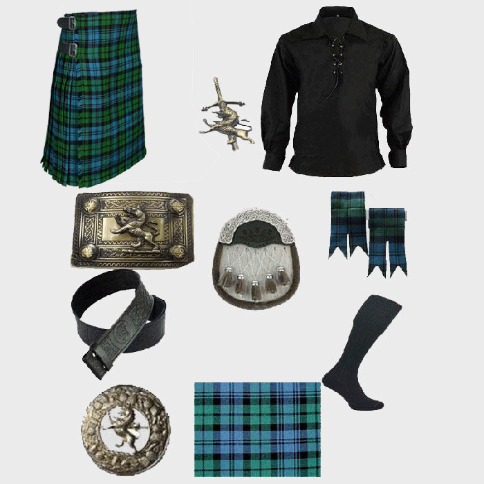 Campbell Tartan Kilt Deal For Man