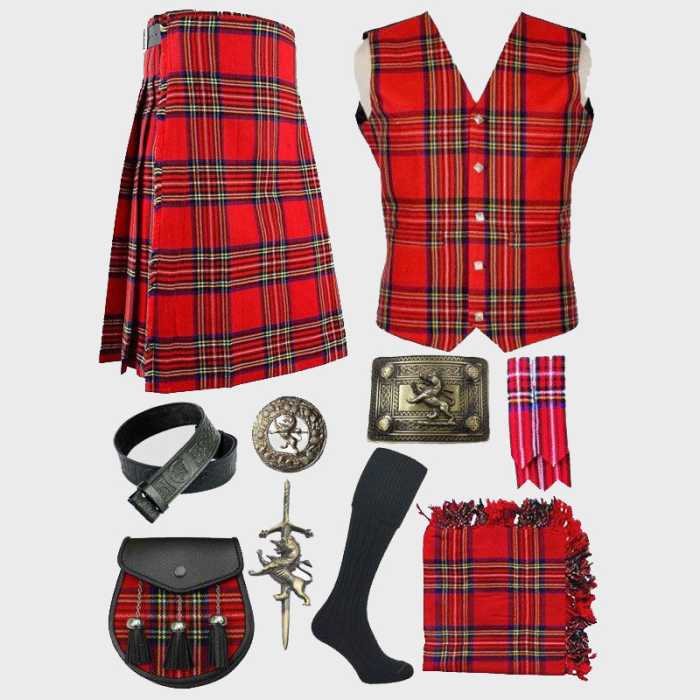 Royal Stewart Tartan Accessories Deal For Man